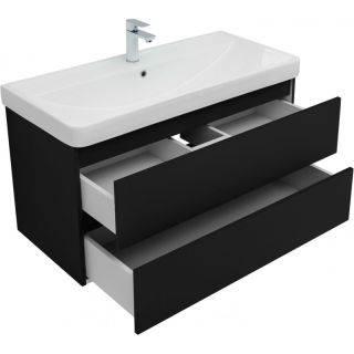 Тумба под раковину Aquanet Вега 2.0 337951 100 см чёрный