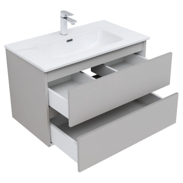 Тумба под раковину Aquanet Вега 2.0 337943 80 см бежевый