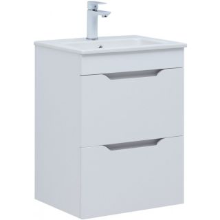 Тумба под раковину Aquanet Практика 330455 50 см белый матовый