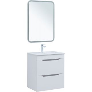 Тумба под раковину Aquanet Практика 330457 60 см белый матовый