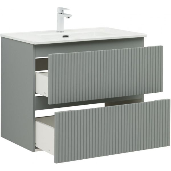 Тумба под раковину Aquanet Джейн 335434 80 см мисти грин