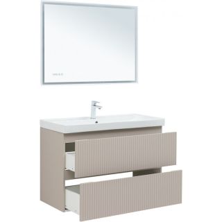 Тумба под раковину Aquanet Джейн 343978 90 см бежевый