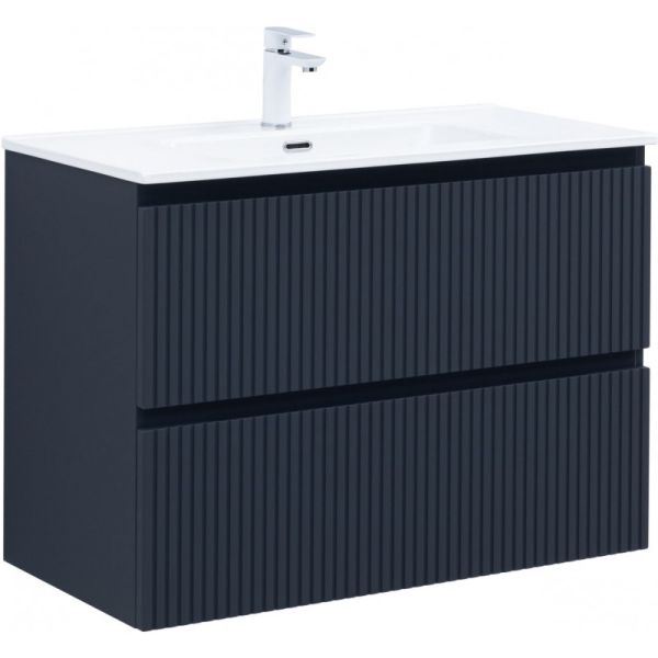 Тумба под раковину Aquanet Джейн 335430 90 см маренго