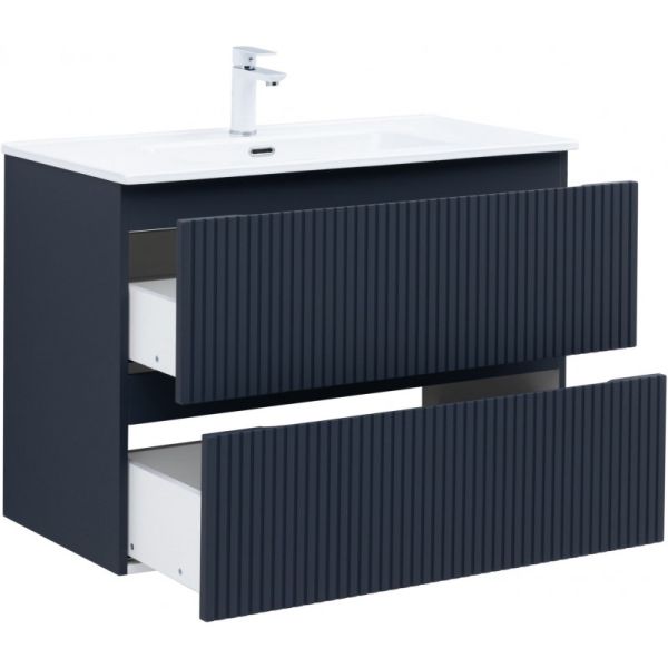 Тумба под раковину Aquanet Джейн 335430 90 см маренго