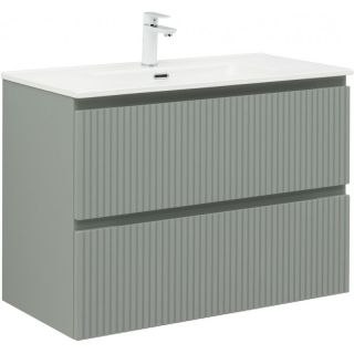 Тумба под раковину Aquanet Джейн 335435 90 см мисти грин