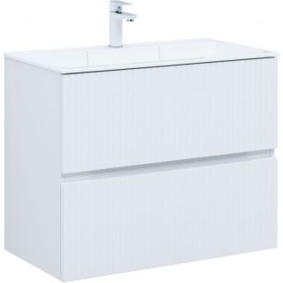 Тумба под раковину Aquanet Джейн 313286 80 см белый матовый