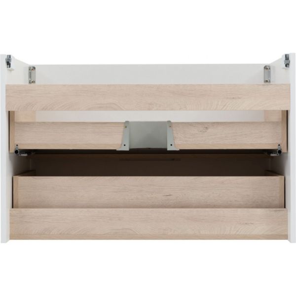 Тумба под раковину Aquanet Ирис New 336311 90 см белый глянец