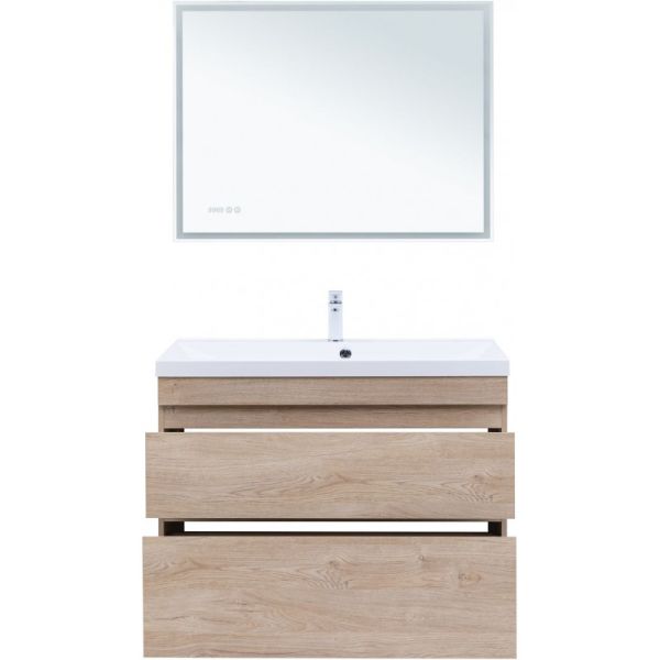 Тумба под раковину Aquanet Нота New 344149 100 см дуб светлый