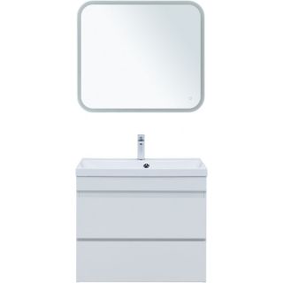 Тумба под раковину Aquanet Нота New 335418 75 см белый глянец