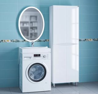 Раковина над стиральной машиной СанТа Сатурн 900126 60см белый