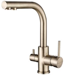 Смеситель для кухни Paulmark Essen Es213011-BR бронза