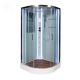 Душевая кабина Deto А09 LED с кнопкой 90х90х220 см