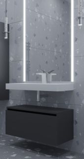 Ящик под столешницу Armadi Art Flat 60см антрацит матовый 897-060-A mat