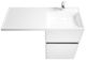 Тумба под стиральную машину Акватон Лондри 60см белый 1A235901LH010