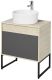Тумба под раковину Акватон Лофт Урбан 65см дуб орегон/серый графит 1A254001LQX60