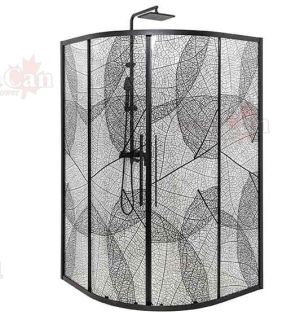 Душевой уголок AvaCan HB 120x120 см чёрный