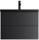 Тумба под раковину Am.Pm Gem 75см чёрный матовый M90FHX07522BM