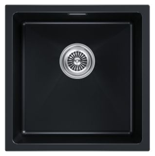 Мойка кухонная Paulmark Lumi LU45-BLM чёрный металлик