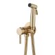 Гигиенический душ со смесителем Shevanik S147G золотой сатин