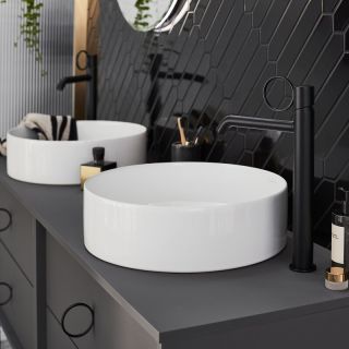 Смеситель для раковины Jacob Delafon Vivienne Signature E38683-LB2-BL чёрный матовый