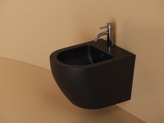 Биде подвесное Ceramica Nova Uno CN11002MB чёрный матовый