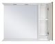 Зеркальный шкаф с подсветкой Misty Адриана правый 90см дуб Вотан/белый