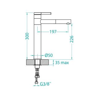 Смеситель для кухни Alveus Zina 1129057 хром