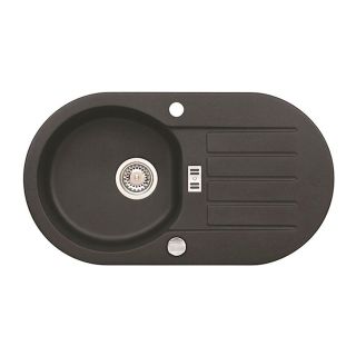 Кухонная мойка Alveus 1076860 Niagara 40 Granital Carbon-G91 78x43.5