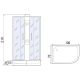 Душевая кабина River Nara 100x70 МТ L 10000008792 без гидромассажа