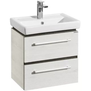 Тумба под раковину Акватон Ронда 55см дуб сомерсет/венге 1A207601RSC20