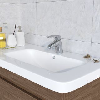 Смеситель для раковины Paini Smile 39CR205CAKM хром