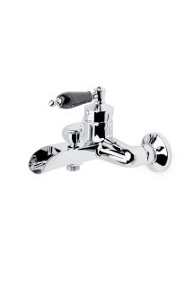 Смеситель для  ванны Boheme Vogue хром с черной керамикой_Комплект хром