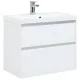 Тумба под раковину Aquanet Гласс 238361 80 см белый