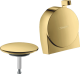 Cлив-перелив для ванны Hansgrohe Exafill 58117990 внешняя часть золото