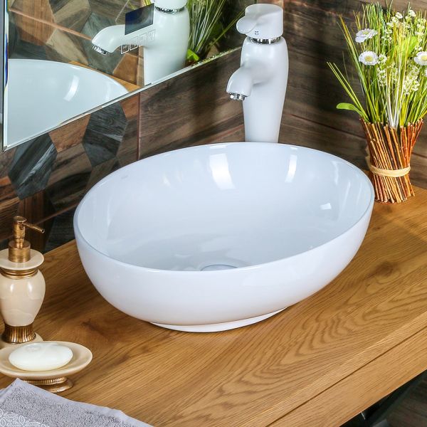 Накладная раковина Melana 320316-805 52см белый