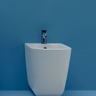 Биде напольное Kerasan Tribeca 512030 белое