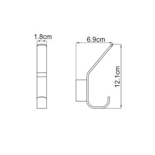 WasserKRAFT Крючок K-7923