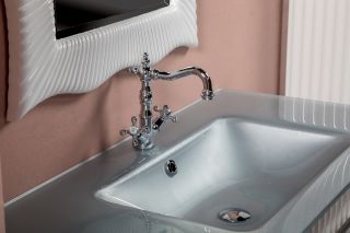 Раковина Armadi Art Monaco 100см серебро 852-100-S