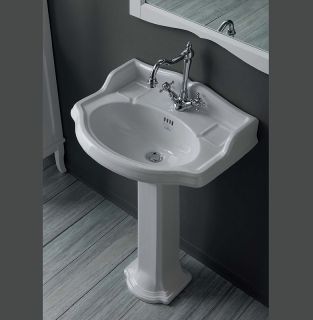 Раковина SIMAS Baden Baden AR814bi*1 белая 59 см