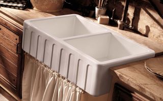 Кухонная мойка Kerasan Hannah Surrey 80 545001 Белая