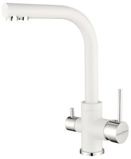 Смеситель для кухни Paulmark Essen Es213011-431 белый матовый