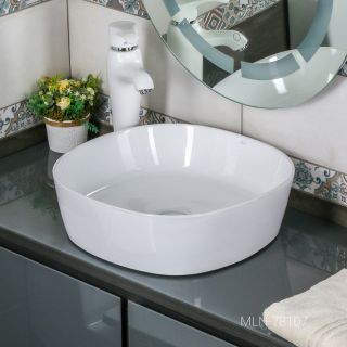 Накладная раковина Melana 78107-805 41см белый