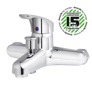 Смеситель для ванны/душа OneLife P01-100cr полимерный