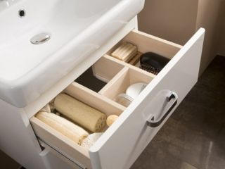 Тумба под раковину Акватон Америна 60см белый 1A135401AM010