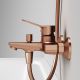 Смеситель для ванны AM.PM  X-Joy F85A10044 розовое золото
