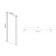Душевой уголок Vincea Intra VSR-1I809080CH 80/90 x 80 см