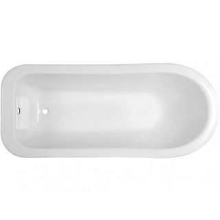 Ванна из литьевого мрамора Эстет Carskaya silk ФР-00014625 150x73см белый матовый