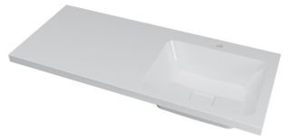 Раковина над стиральной машиной Madera Kamilla левая 110см белый 4627173210041