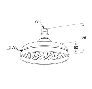 Верхний душ Kludi Adlon 2751005 20 см хром