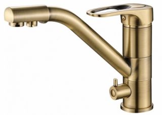 Смеситель для кухни ZORG Steel Hammer SH 321 BRONZE